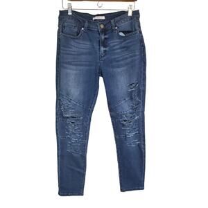 KANCAN Estilo Womens Jeans Distressed Style KC6184M Cut# 3905 Jeans Size 15/31